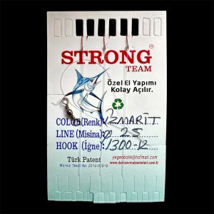 Strong Team Deniz Kırmızı Üçlü Dip İğne İzmarit Takımı